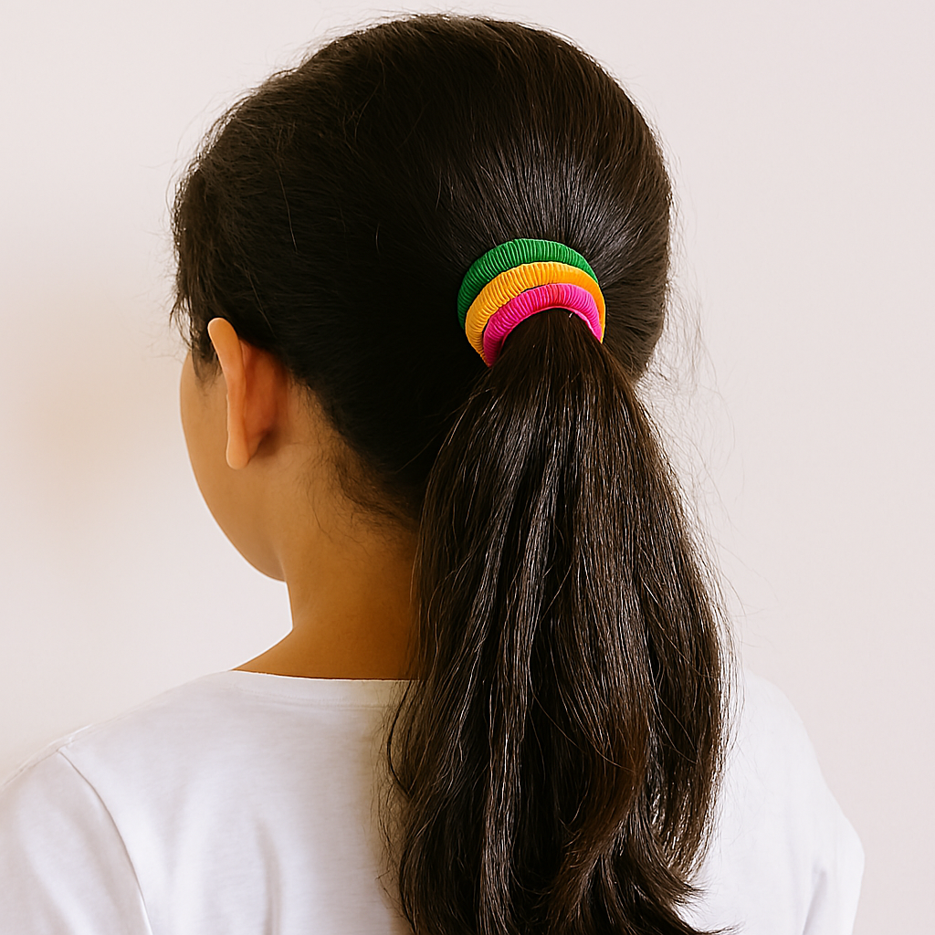 Pack Of 8 Hair Poni Set – Durable And Stylish Hair Bands For Women And Girls – Strong Elastic, Comfortable, And Everyday Use (Multicolor)