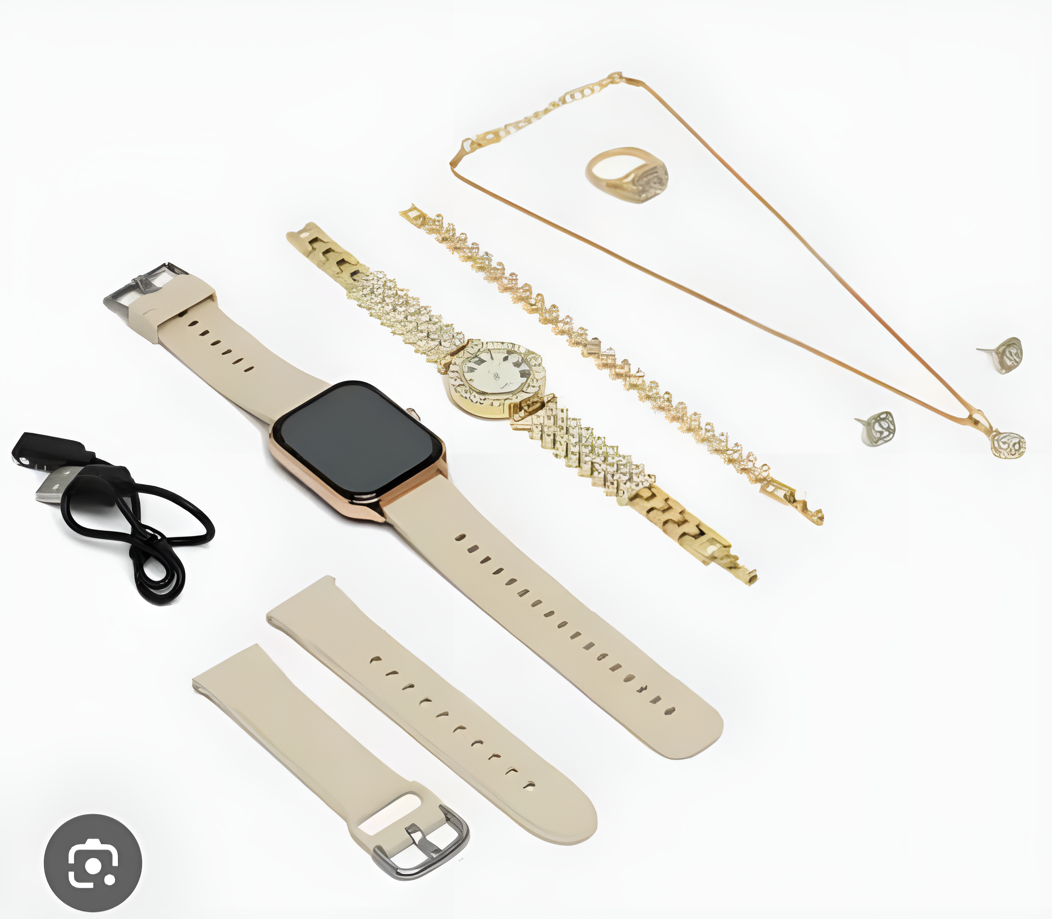 A58 Plus 6 in 1 - Smartwatch For Women | Best Quality Smart Watch For Girls | Perfect For Gift | Random Color