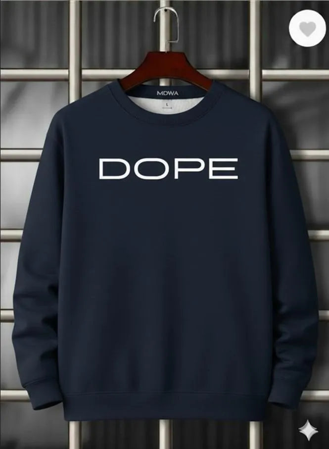1 Pc Men's Cotton Printed Sweatshirt
