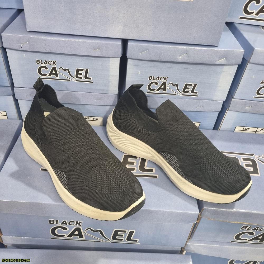 Slip On Joggers Shoes - Weloy, Black